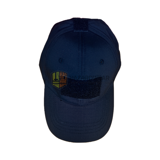 3 Point Velcro Cap - Black